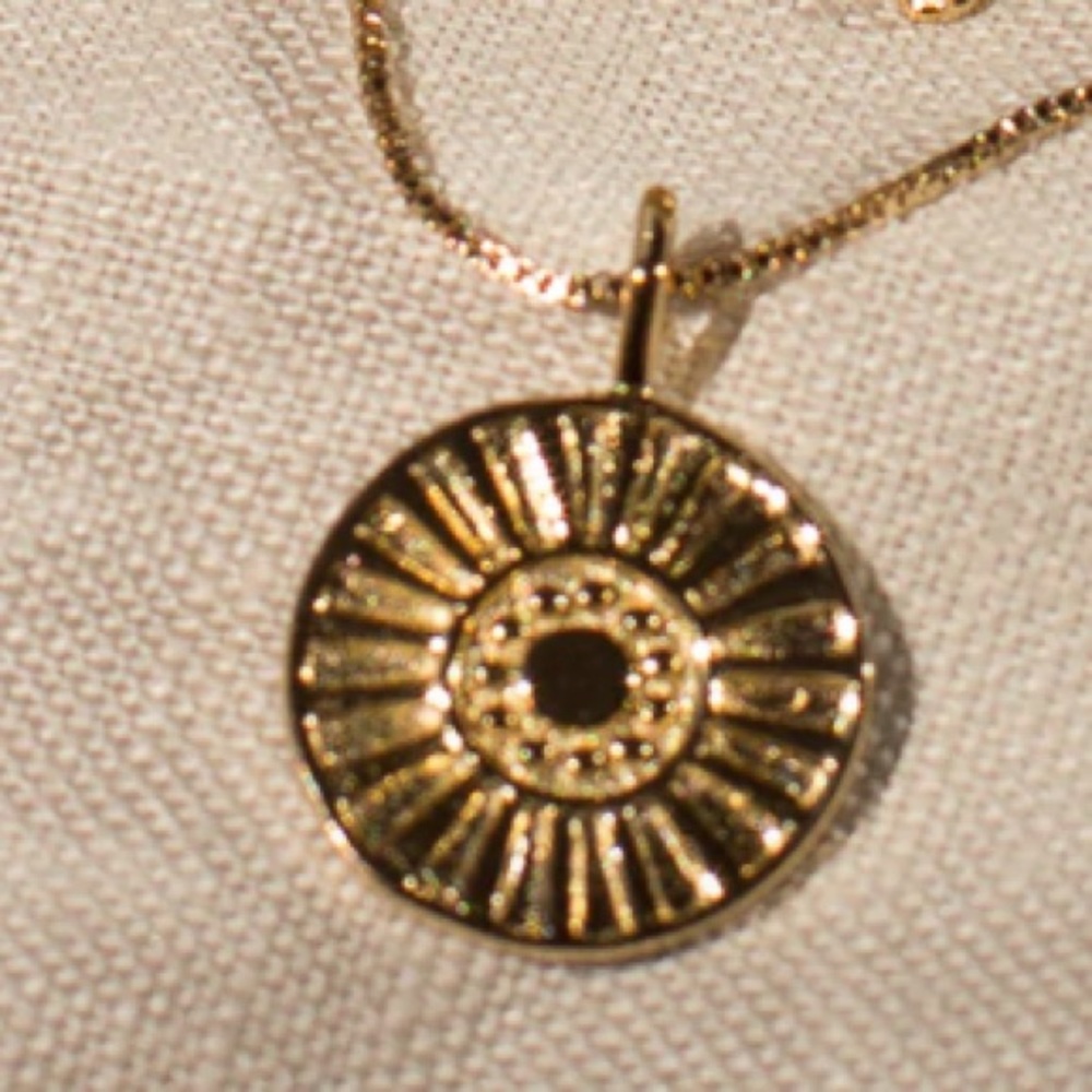 NWOT LUV AJ Gold Plated 14k antique gold shine new without tag